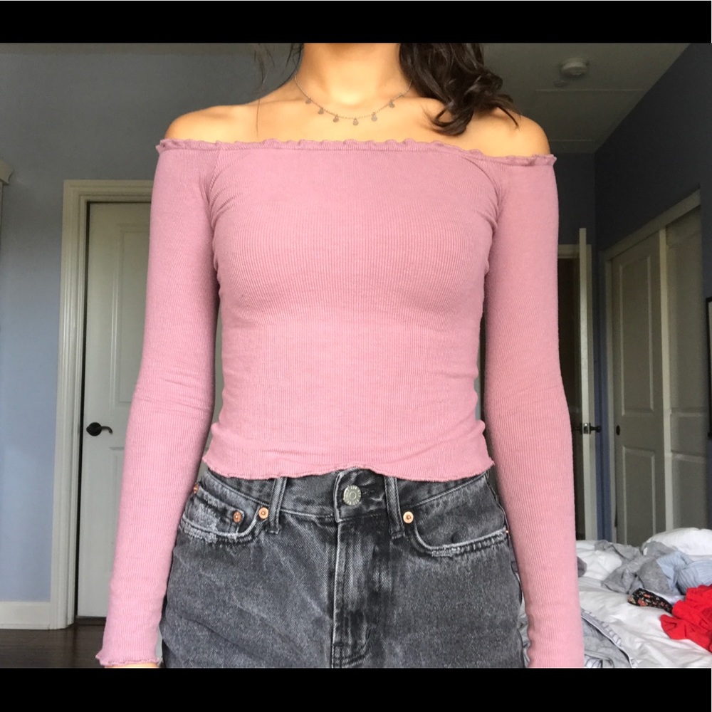 Purple Off the shoulder Top💜💜